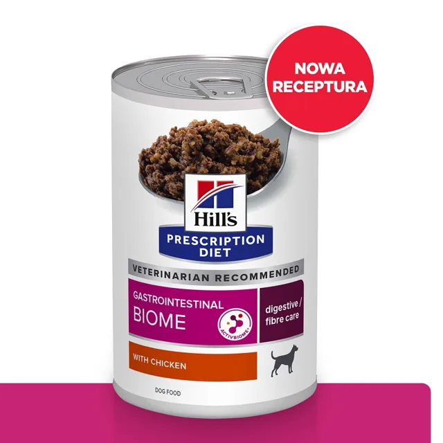 HILL'S Prescription Diet Gastrointestinal Biome 370g konzerva pro psy s kuřecím masem