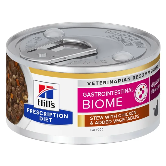 HILL'S Prescription Diet Gastrointestinal Biome konzerva pro kočky 82 g