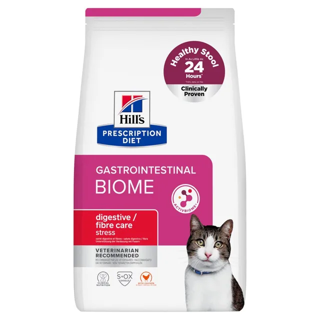 Hill's Prescription Diet Gastrointestinal Biome Stress s kuřetem - výhodné balení: 2 x 8 kg