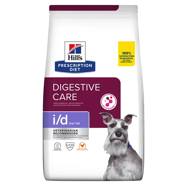 Hill's Prescription Diet i/d Low Fat Digestive Care s kuřecím - 12 kg