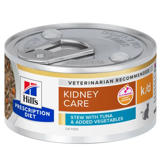 Hill's Prescription Diet k/d Kidney Care Ragout s tuňákem a přidanou zeleninou - Výhodné balení: 48 x 82 g