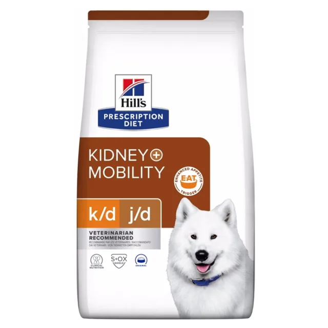 HILL'S Prescription Diet k/d + Mobility granule pro psy 4 kg