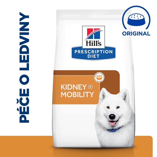 HILL'S Prescription Diet k/d + Mobility Péče o ledviny granule pro psy 12 kg