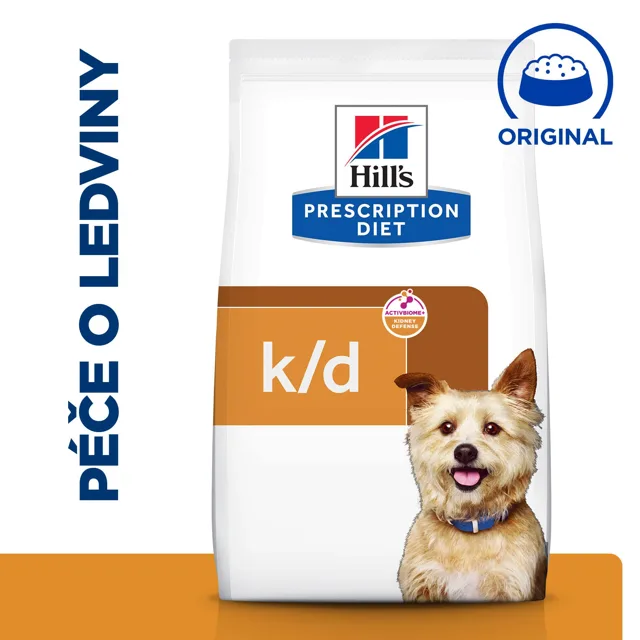 HILL'S Prescription Diet k/d Péče o ledviny granule pro psy 12 kg
