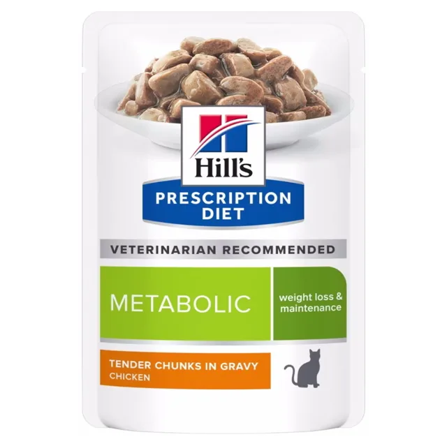 HILL'S Prescription Diet Metabolic kapsička pro kočky 12 x 85 g