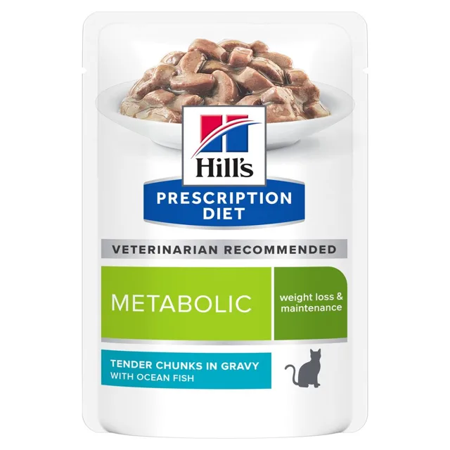 Hill’s Prescription Diet Metabolic s mořskými rybami - 12 × 85 g