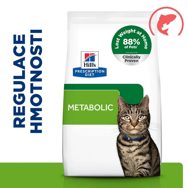Hill's Prescription Diet Metabolic Weight & Diabetes Management s lososem - 8 kg