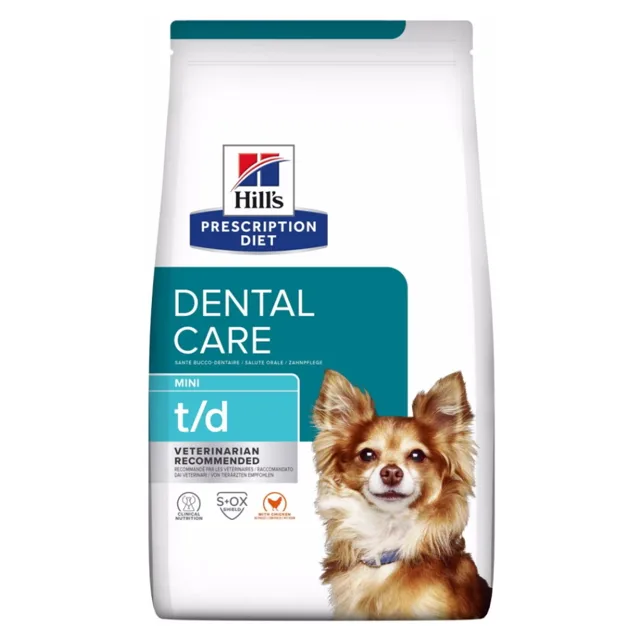 HILL'S Prescription Diet t/d Mini granule pro psy 3 kg