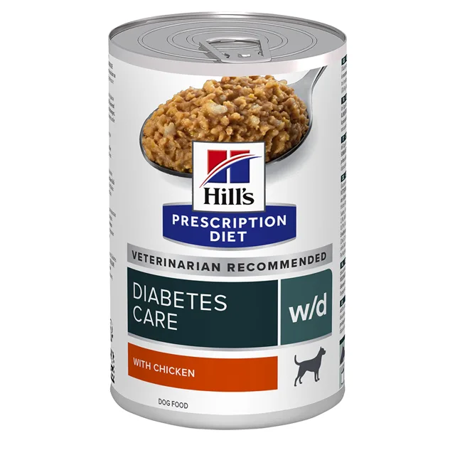 Hill's Prescription Diet w/d Diabetes Care s kuřecím - 12 x 370 g