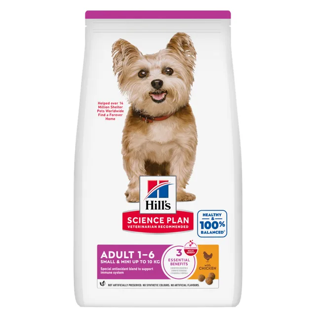 Hill's Science Plan Adult 1-6 Small & Mini Chicken - 3 kg