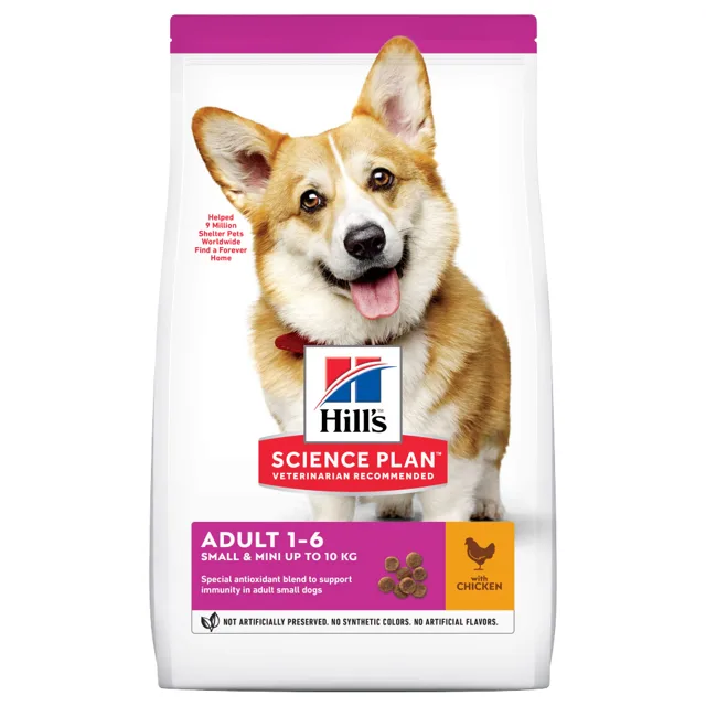 Hill's Science Plan Adult 1-6 Small & Mini Chicken - 6 kg
