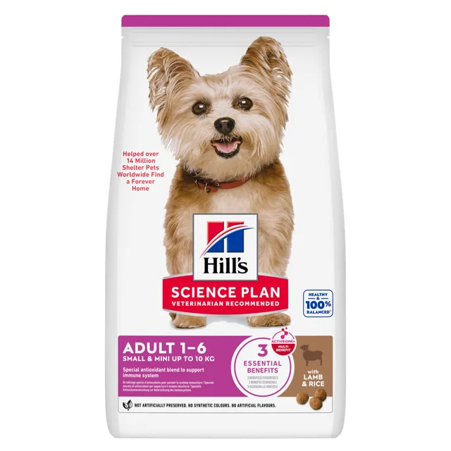 Hill's Science Plan Adult 1-6 Small & Mini Lamb & Rice - 6 kg