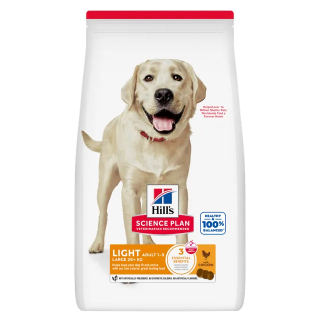 Hill's Science Plan Adult Light Large Breed Chicken - 18 kg