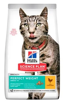 Hill S Science plan Adult Perfect Weight Chicken pro kočky 1,5kg