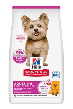 Hill S Science plan Adult Small&mini Chicken pro psy 1,5kg