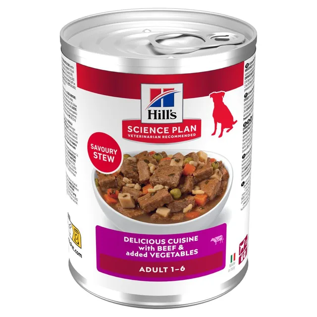 Hill's Science Plan Adult Stew - s hovězím (12 x 363 g)