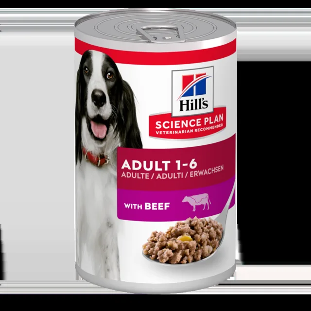 HILL'S Science Plan Canine Adult Beef 24x370 g pro dospělé psy s hovězím masem