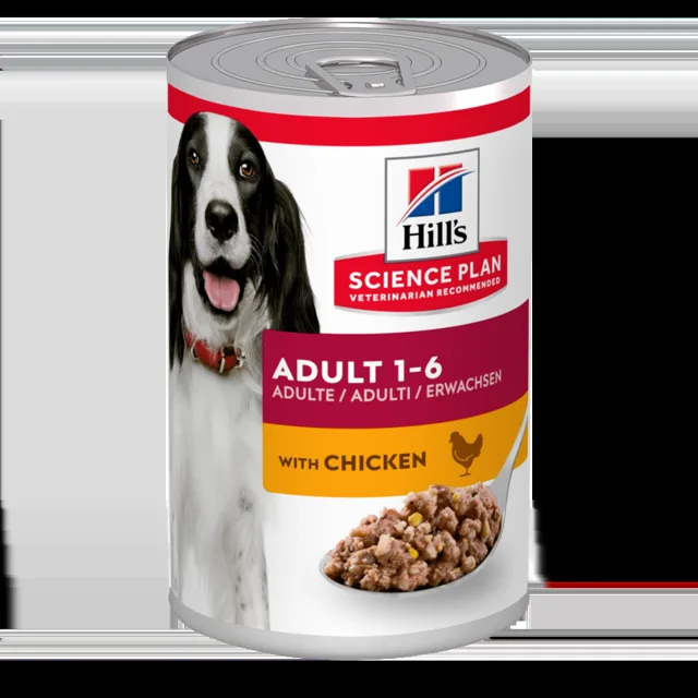 HILL'S Science Plan Canine Adult Chicken 12x370 g pro dospělé psy s kuřecím masem