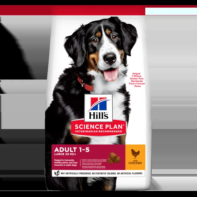 HILL'S Science Plan Canine Adult Large breed Chicken 18 kg krmivo pro psy velkých plemen kuře