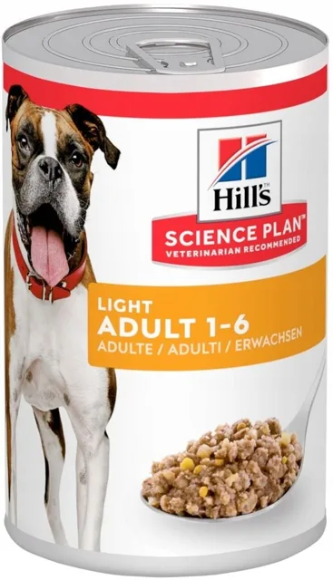 HILL'S Science Plan Canine Adult Light Chicken 24x370 g pro dospělé psy s nadváhou kuřecí