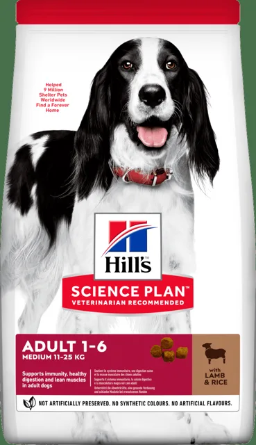 Hill's Science Plan Canine Adult Medium Lamb & Rice 14kg