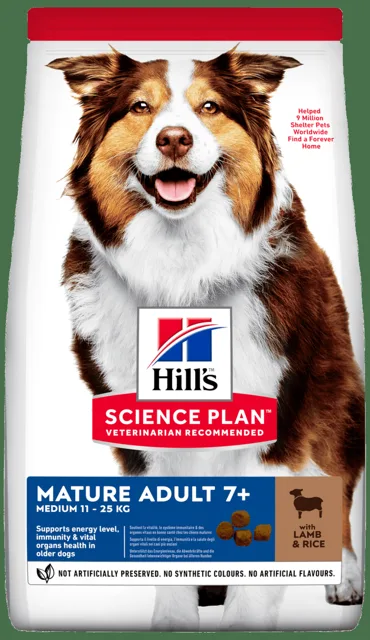 Hill´s Science Plan Canine Mature Adult 7+ Medium Lamb & Rice 14kg