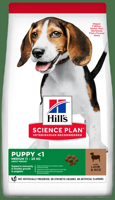 Hill´s Science Plan Canine Puppy Medium Lamb & Rice 18kg