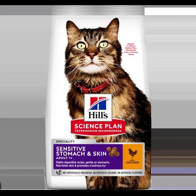 HILL'S Science Plan Cat Adult Dry Chicken Sensitive 7 kg
