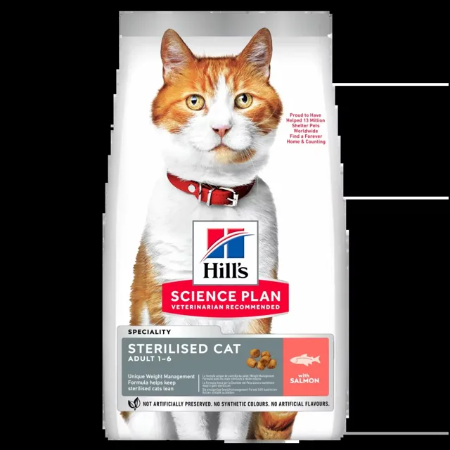 Hill's Science Plan Feline Adult Sterilized Cat Salmon 3kg