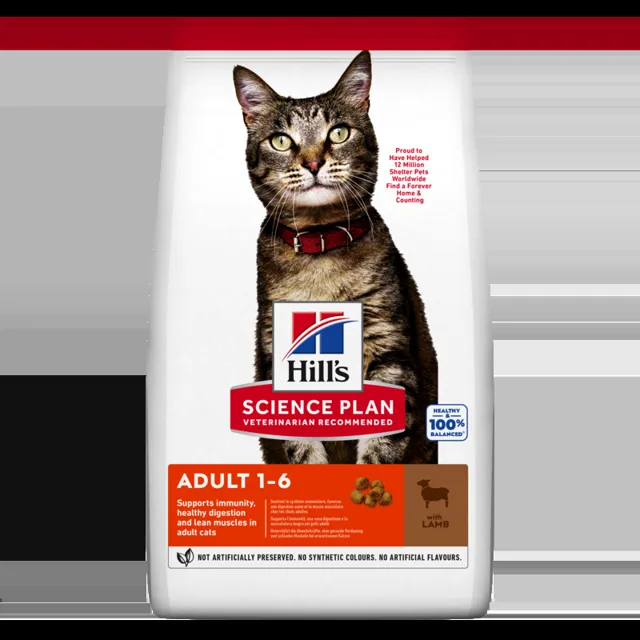 HILL'S Science Plan Feline Dry Adult Lamb&amp;Rice 10 kg