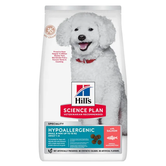 Hill's Science Plan Hypoallergenic Adult Small & Mini Salmon - 6 kg