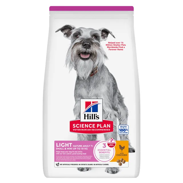 Hill's Science Plan Mature Adult 7+ Small & Mini Light Chicken - 2,5 kg