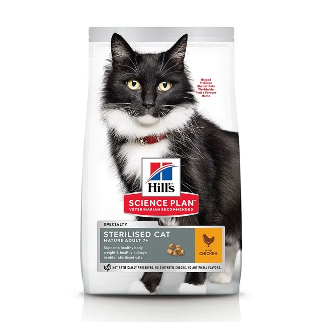 Hill's Science Plan Mature Adult 7+ Sterilised Chicken - 7 kg