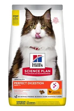 Hill S Science plan Perfect Digest Adult Chicken Rice pro kočky 1,5kg