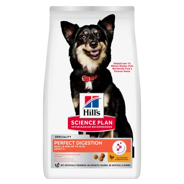 Hill's Science Plan Perfect Digestion Adult 1+ Small & Mini Chicken - výhodné balení: 2 x 6 kg