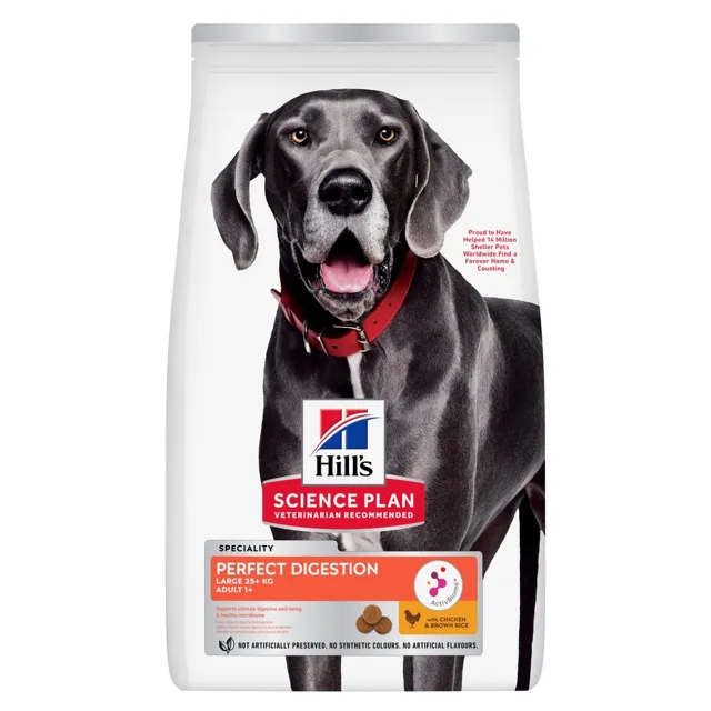 Hill's Science Plan Perfect Digestion Adult Large Chicken & Brown Rice - 14 kg