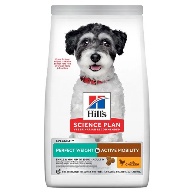Hill's Science Plan Perfect Weight & Active Mobility Adult Small & Mini Chicken - 6 kg