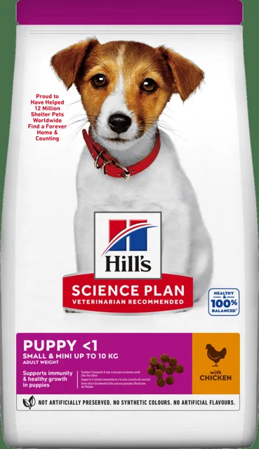 Hill's Science Plan pro štěňata malých a trpasličích plemen s kuřetem 6kg