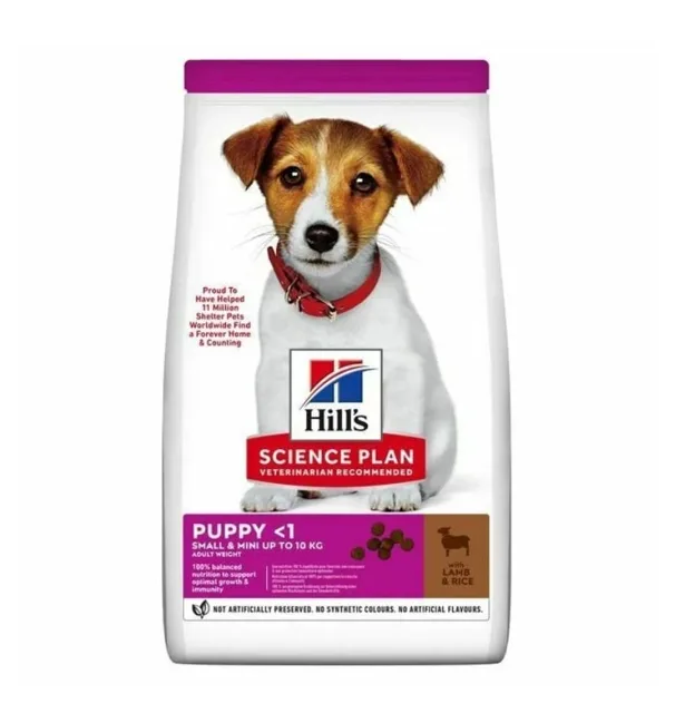 HILL'S Science Plan Puppy Small Mini Lamb and Rice 6 kg s jehněčím masem a rýží granule pro štěňata malých plemen