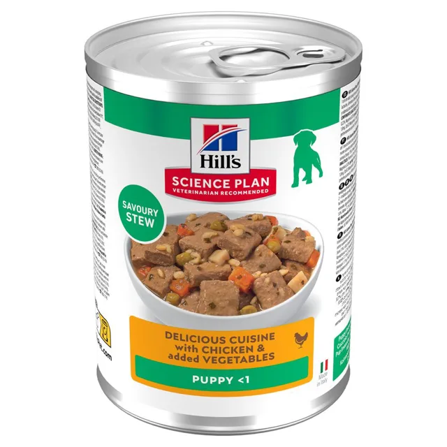 Hill's Science Plan Puppy Stew with Chicken & added Vegetables - Výhodné balení: 24 x 363 g
