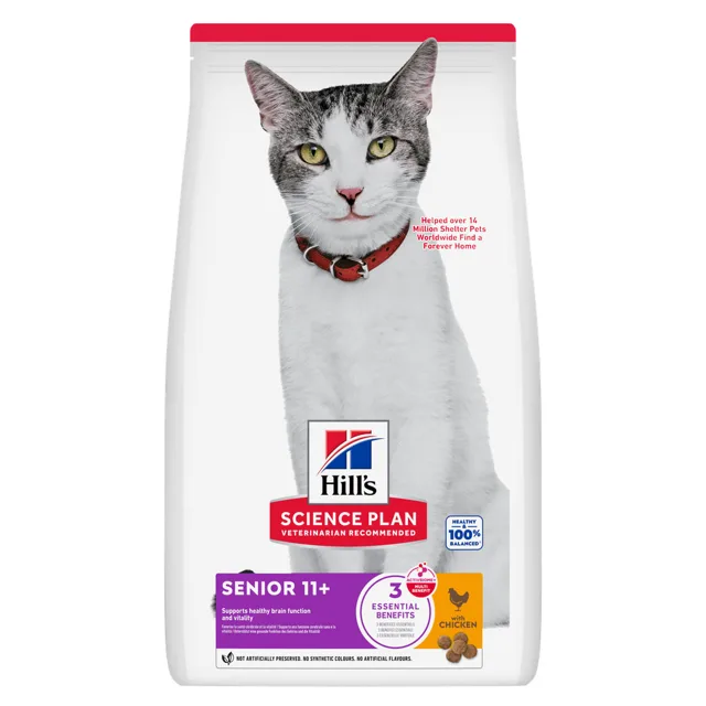Hill's Science Plan Senior 11+ Chicken - 3 kg