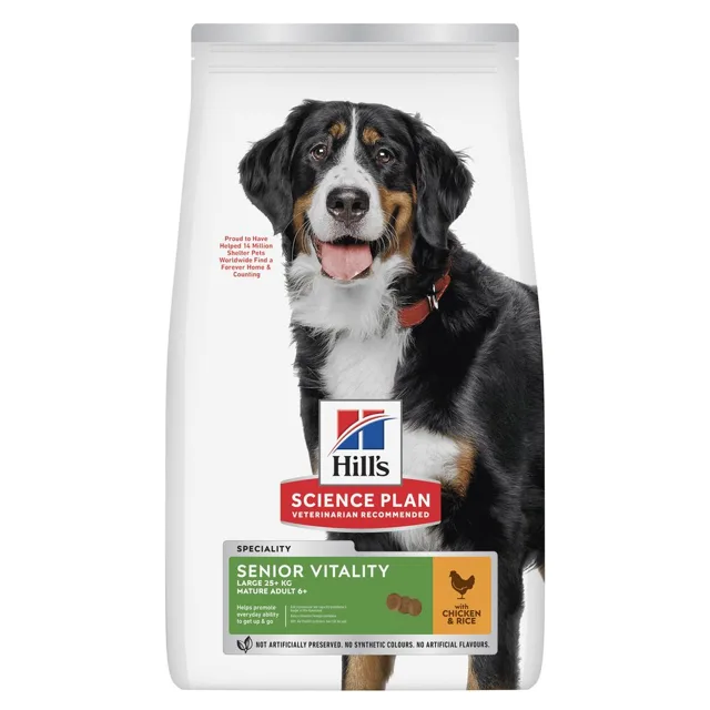 Hill's Science Plan Senior Vitality Mature Adult 6+ Large Chicken 14 kg