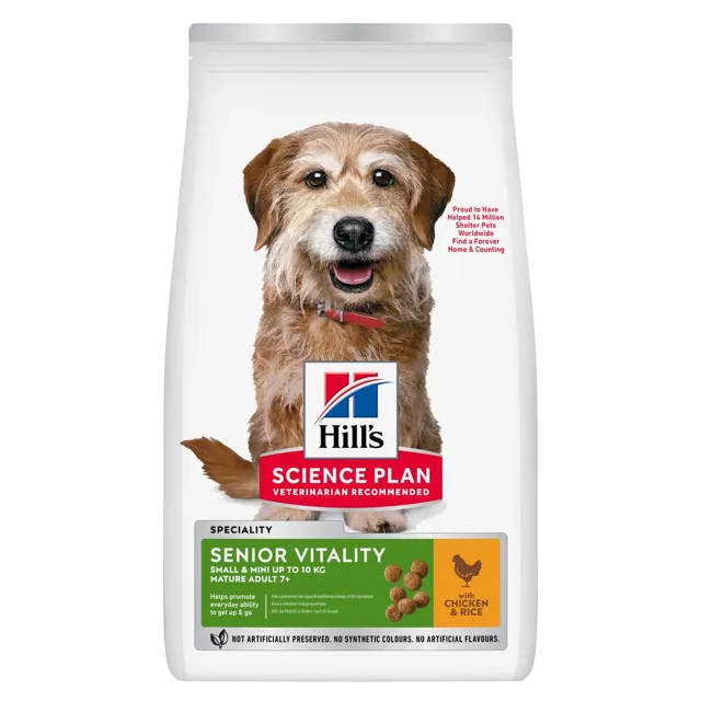 Hill's Science Plan Senior Vitality Mature Adult 7+ Small & Mini Chicken - 6 kg