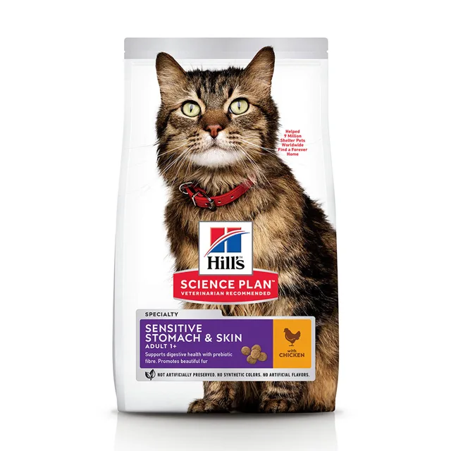 Hill's Science Plan Sensitive Stomach & Skin Adult 1+ Chicken - Výhodné balení 2 x 7 kg