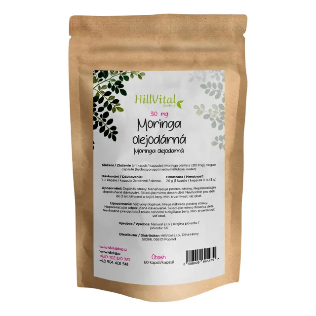 HillVital Moringa olejodárná 60 kapslí