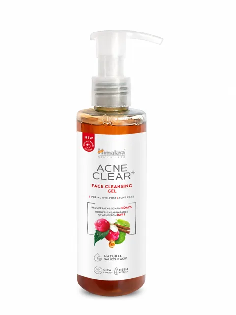 Himalaya Acne Clear+ Čisticí gel na obličej 200 ml