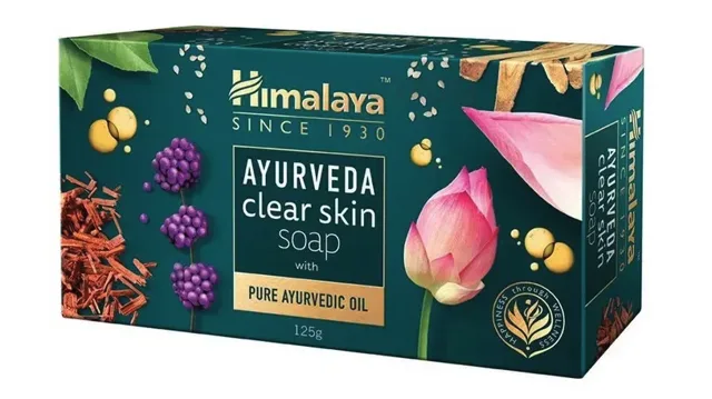 Himalaya Ayurveda, čistící mýdlo s ájurvédským olejem, 125 g