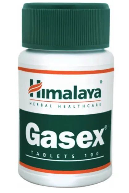 Himalaya Gasex, podpora normálního trávení, 100 tablet