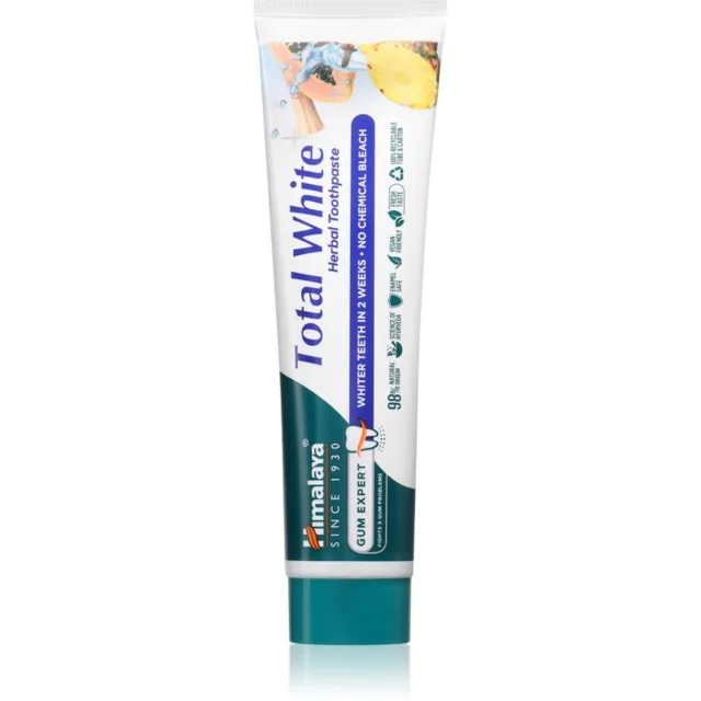 Himalaya Herbals Gum Expert Total White bylinná zubní pasta s bělicím účinkem 100 ml