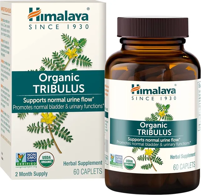 Himalaya Organic Tribulus, Kotvičník zemní, 60 kapslí